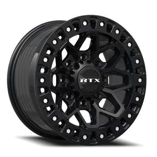 DOORBUSTER PRICING! - Rtx Zion Wheel 20x9 8x180 Gloss Black Milled Rivets 20mm | 83197