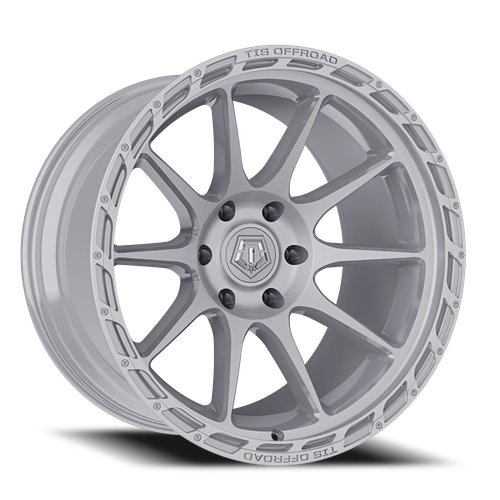 DOORBUSTER PRICING! - Tis 563Bs Wheel 18x9 6x139.7 Brushed Silver 0mm - FREE T-SHIRT INCLUDED! | 563BS-8908300