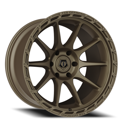 DOORBUSTER PRICING! - Tis 563Bz Wheel 17x9 5x127 Bright Satin Bronze -12mm - FREE T-SHIRT INCLUDED! | 563BZ-7907312