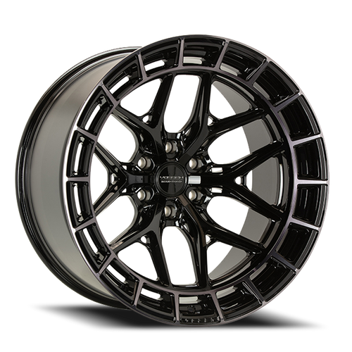 Vossen Hfx1 Wheel 24x10 6x135 Tinted Gloss Black 35mm - FREE T-SHIRT INCLUDED! | HFX1-4F43