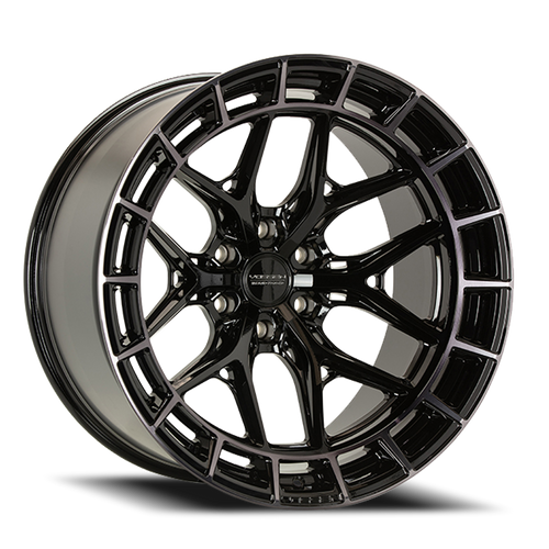 Vossen Hfx1 Wheel 24x10 6x139.7 Tinted Gloss Black 25mm - FREE T-SHIRT INCLUDED! | HFX1-4G43