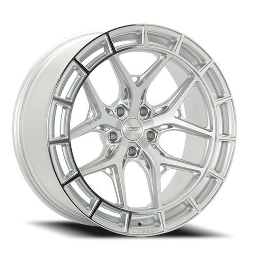 Vossen Hfx1 Wheel 20x10 5x127 Silver Polished -18mm - FREE T-SHIRT INCLUDED! | HFX1-0W06