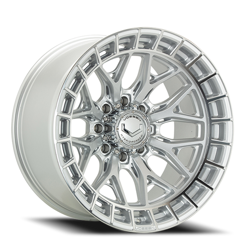 Vossen Hfx1 Wheel 22x10 8x165.1 Silver Polished -18mm - FREE T-SHIRT INCLUDED! | HFX1-2X20-SP