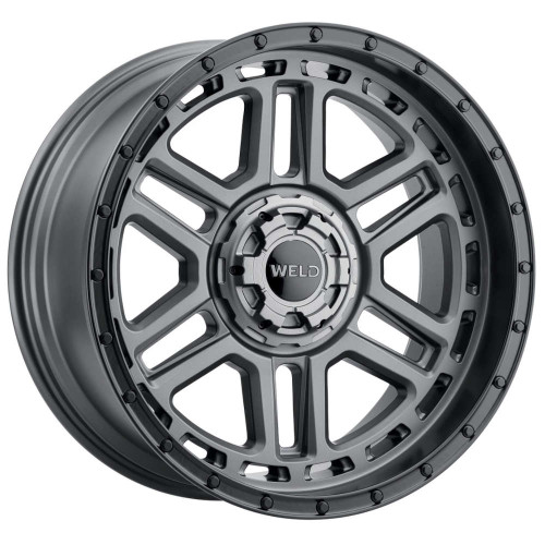 WELD Off-Road Crux Wheels Rims 22x10 6x135 6x5.5 (6x139.7) Gunmetal Black -18mm | W22120098475