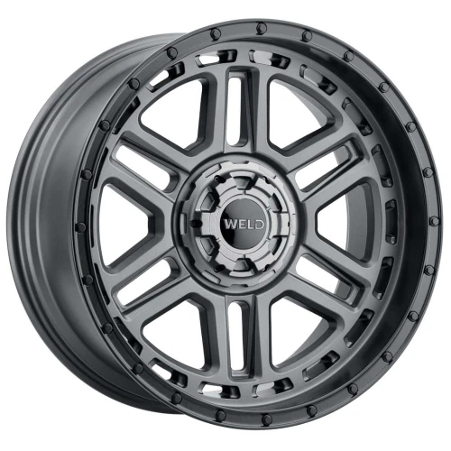 WELD Off-Road Crux Wheels Rims 22x12 6x135 6x5.5 (6x139.7) Gunmetal Black -44mm | W22122098475