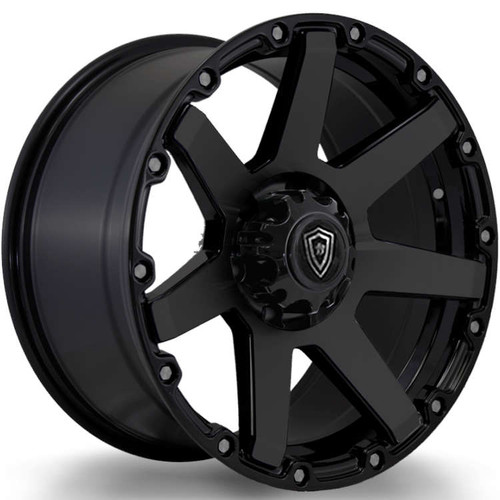 White Diamond W2804 Wheels Rims 15x8 6x5.5 (6x139.7) Black -10mm | 2804158613910MB