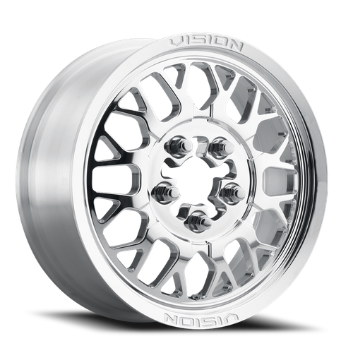 Vision Storm 346 Atv Utv Wheel - 15x6 5x114.3 Polished 51mm | 346-156545P55