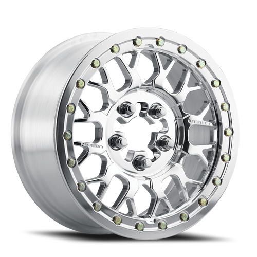 Vision Storm 346 - Atv Utv Wheel 15x6 5x114.3 Polished 51mm | 346BL156545P55