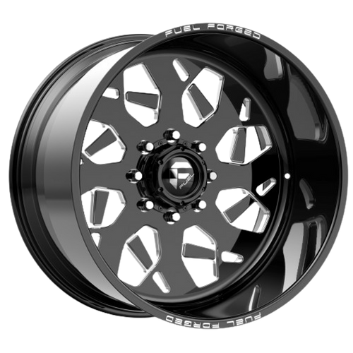 Fuel Ff111 Wheels Rims 20x12 8x165.1 Gloss Black Milled -40mm | FFEFF111LC17-5-34