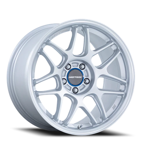 Motegi Mr158 Tsubaki Wheel 18x9.5 5x114.3 Hyper Silver w/ Machined Lip 25mm - FREE T-SHIRT INCLUDED! | MR158SD18951225