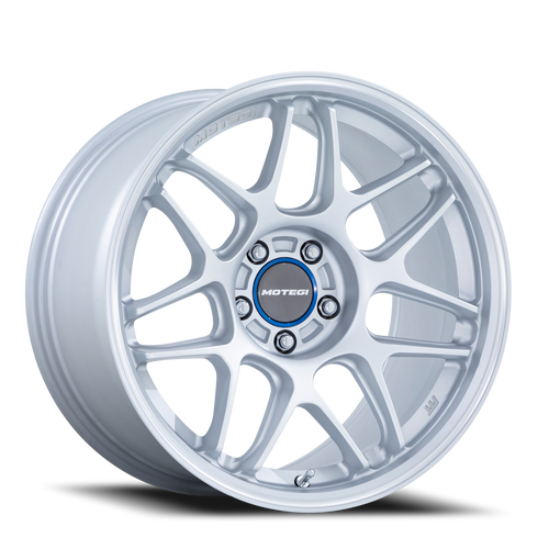 Motegi Mr158 Tsubaki Wheel 18x10.5 5x120 Hyper Silver w/ Machined Lip 35mm - FREE T-SHIRT INCLUDED! | MR158SD18055235