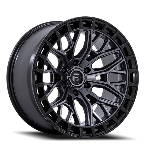Fuel Fc869 Sigma Wheel 20x10 6x139.7 Matte Gunmetal w/ Matte Black Lip -18mm - FREE T-SHIRT INCLUDED! | FC869AB20106818N