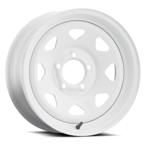Allied Spoke Trailer Wheels Rims 15x6 5x139.7 Gloss White 0mm | 2056055-W