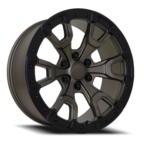 DOORBUSTER PRICING! - Factory Reproductions Fr 99 - Ford F150 Raptor Replica Wheels Wheel 17x9 6x135 Bronze Face w/ Black Ring 18mm - FREE T-SHIRT INCLUDED! | 99790183652