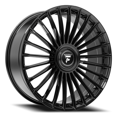 Fittipaldi Fs370B Wheel 22x9.5 5x112 Gloss Black 30mm | FS370-229551220P30B