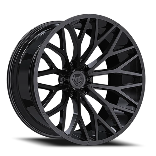 DOORBUSTER PRICING! - Tis 566B Wheel 20x10 8x165.1 Gloss Black -24mm - FREE T-SHIRT INCLUDED! | 566B-2108124