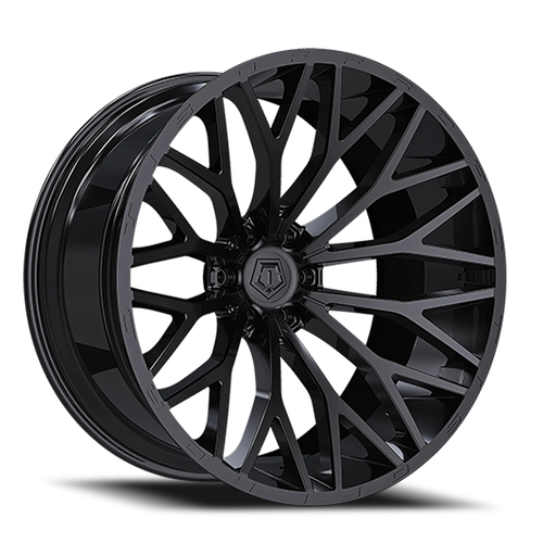DOORBUSTER PRICING! - Tis 566B Wheel 22x10 6x139.7 Gloss Black 10mm - FREE T-SHIRT INCLUDED! | 566B-2208310