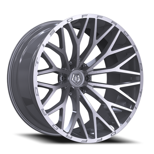 DOORBUSTER PRICING! - Tis 566Bsm Wheel 20x9 6x139.7 Brushed Silver 18mm - FREE T-SHIRT INCLUDED! | 566BSM-2098318