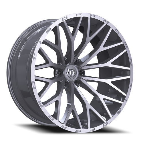 DOORBUSTER PRICING! - Tis 566Bsm Wheel 26x12 6x139.7 Brushed Silver -44mm - FREE T-SHIRT INCLUDED! | 566BSM-2628344