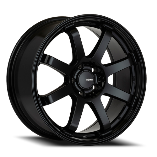 Enkei Vanquish Wheel 18x8 5x100 Gloss Black 45mm - FREE T-SHIRT INCLUDED! | 546-880-8045BK
