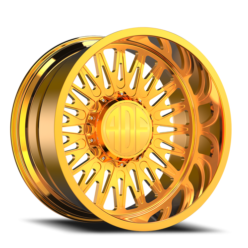 Adf Bobtail Wheel 26x16 8x180 24K Gold -101mm - FREE T-SHIRT INCLUDED! - MINIMUM PURCHASE OF 4 WHEELS | S304GD261624-101