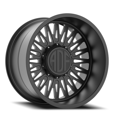 Adf Bobtail Wheel 22x12 8x165.1 Satin Black -40mm - FREE T-SHIRT INCLUDED! | S304SB221222-40