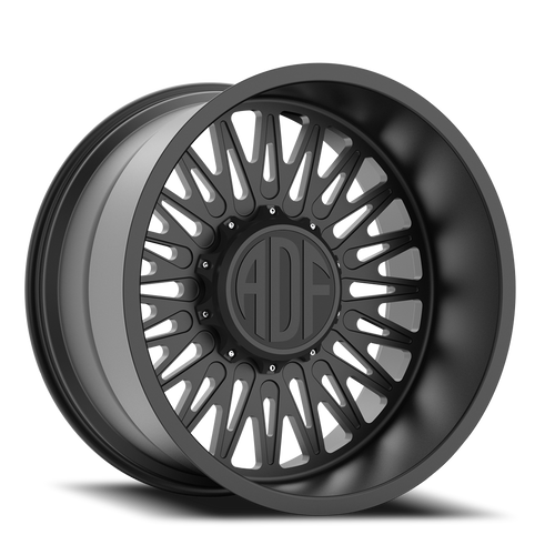 Adf Bobtail Wheel 24x12 5x127 Satin Black -40mm - FREE T-SHIRT INCLUDED! - MINIMUM PURCHASE OF 4 WHEELS | S304SB241211-40