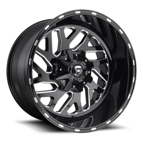 Fuel D581 Triton Wheel 20x9 8x180 Gloss Black Milled 20mm - FREE T-SHIRT INCLUDED! | D58120901857