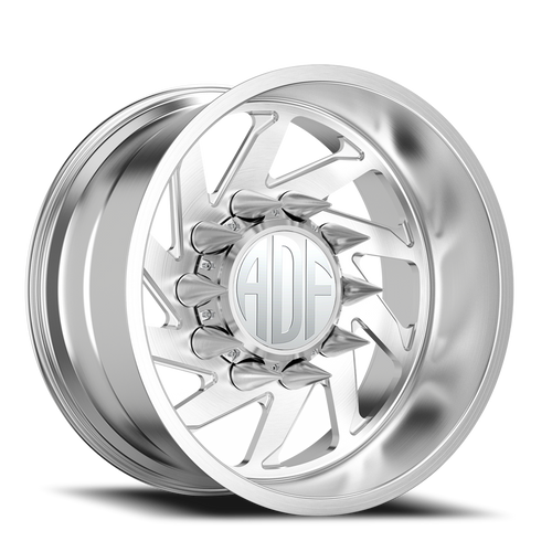 Adf Contractor Right Wheel 24x14 5x127 Brushed -76mm - FREE T-SHIRT INCLUDED! - MINIMUM PURCHASE OF 4 WHEELS | S203BR241411-76R