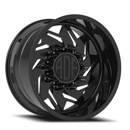 Adf Flex Right Wheel 22x12 5x127 Gloss Black -40mm - FREE T-SHIRT INCLUDED! | S205GB221211-40R
