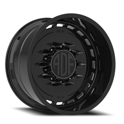 Adf Ltd Wheel 22x12 8x165.1 Gloss Black -40mm - FREE T-SHIRT INCLUDED! | S204GB221222-40