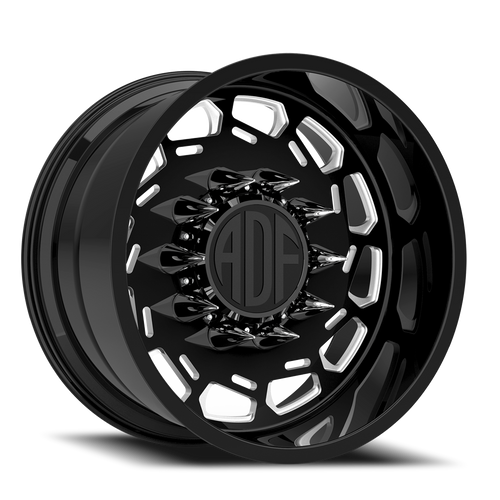 Adf Payload Left - Wheel 30x16 6x139.7 Gloss Black/Machined -101mm - FREE T-SHIRT INCLUDED! - MINIMUM PURCHASE OF 4 WHEELS | S201BM301616-101L