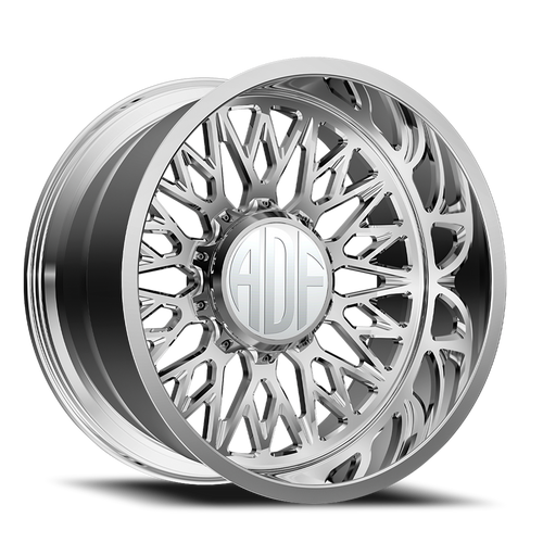 Adf Techno Mesh - Wheel 24x12 8x165.1 Polished -40mm - FREE T-SHIRT INCLUDED! - MINIMUM PURCHASE OF 4 WHEELS | S303PP241220-40