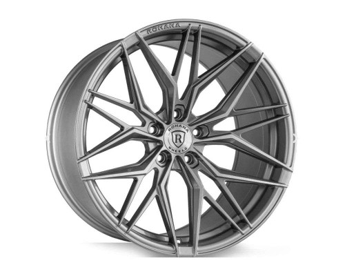 Rohana Rfx17 Wheels Rims 21x10.5 5x120 Brushed Titanium 25mm | RFX17211055120BT25