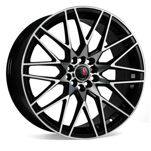 Traklite Limiter Wheels Rims 17x7.5 4x100 Gloss Black W/ Machined Face 40mm | TLLIM-801