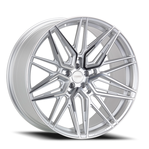Vossen Hf7 Wheel 22x9.5 5x112 Silver Polished 15mm - FREE T-SHIRT INCLUDED! | HF7-2M58