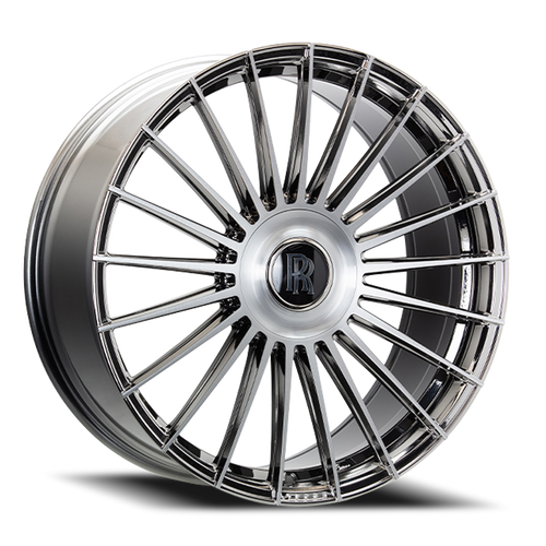 Vossen Hf8 Wheel 22x10.5 5x120 Brushed w/ Emc Polished Lip 38mm - FREE T-SHIRT INCLUDED! | HF8-2B44