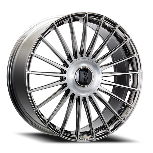 Vossen Hf8 Wheel 24x10 5x130 Brushed w/ Emc Polished Lip 15mm - FREE T-SHIRT INCLUDED! | HF8-4P61-1