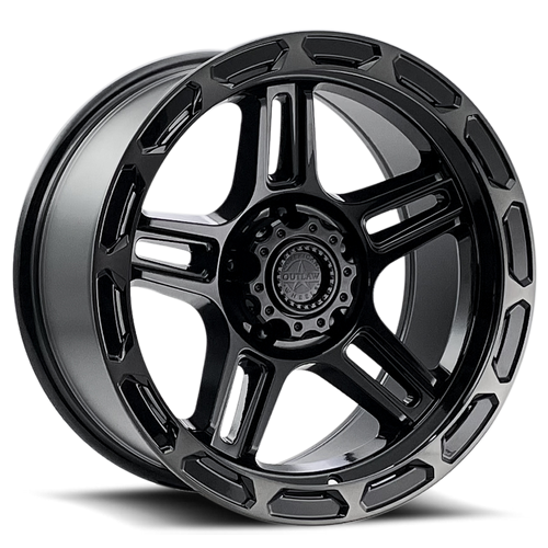 DOORBUSTER PRICING! - American Outlaw Piston Wheel 20x9 5x127 Satin Black -10mm | 138-2973B