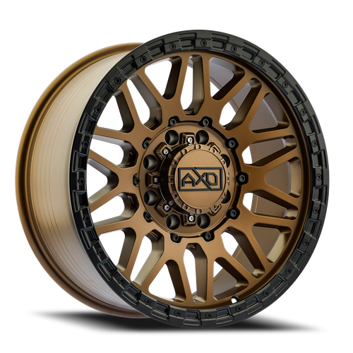 DOORBUSTER PRICING! - AXD As3 Wheel 20x9 8x165.1 Satin Bronze w/ Black Lip 0mm | AS3290865+00BR