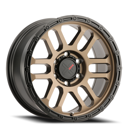 Dx4 Flare Wheel 17x8.5 6x139.7 Bronze w/ Black Lip -18mm | X2378503-18106FBBK