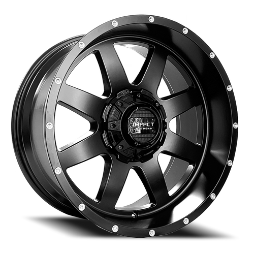DOORBUSTER PRICING! - Impact Off-Road 804 Wheel 20x10 6x139.7 & 6x135 Matte Black -12mm - FREE T-SHIRT INCLUDED! | 804MB-21066-12