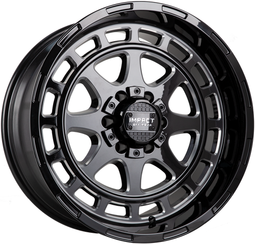 Impact Off-Road 905 Wheels Rims 17x9 5x139.7 5x127 Gloss Black Milled 0mm | 905GB-79056-00