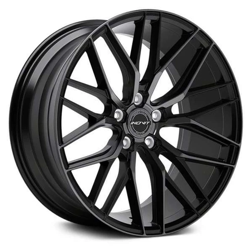 Inovit Blitz Wheels Rims 18x8 5x120 Satin Black Machined W/ Dark Tint 35mm | 02818J5B35KMFTDTM1BNA