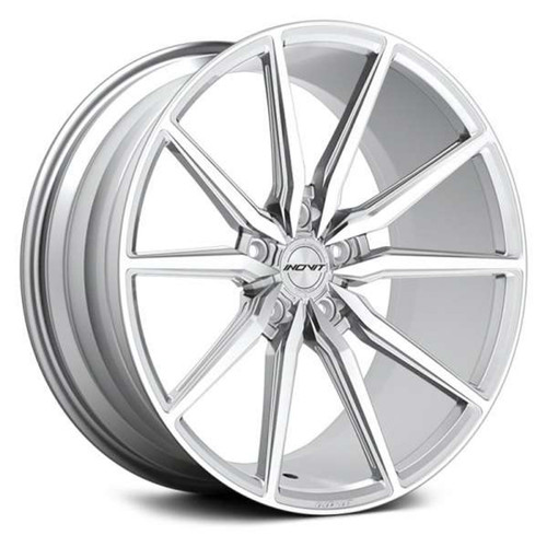 Inovit Frixion 5 Wheels Rims 18x8 5x112 5x114.3 Satin Silver Machined & Milled 42mm | 08518J5TF42SMFCBTM1ANA
