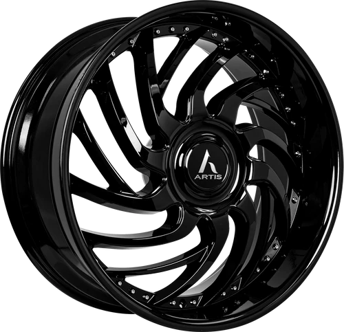 Lexani Vantage Xl Wheels Rims 24x9 5x120 Gloss Black 20mm | A207-2490-13-20FB