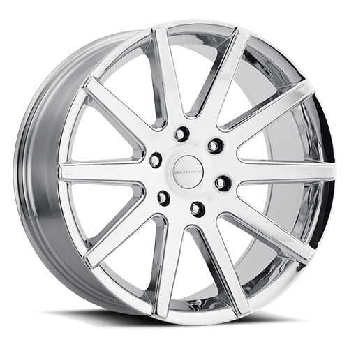 DOORBUSTER PRICING! - Liquid Metal Blade Wheel 22x9.5 6x139.7 Chrome 18mm | 38-2284C