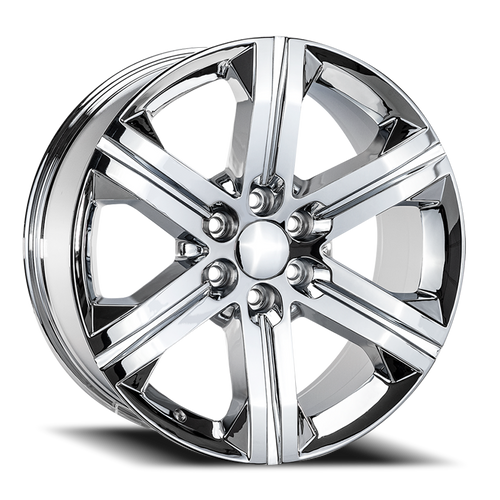DOORBUSTER PRICING! - Replica1 Rp13 Wheel 26x10 6x139.7 Chrome 30mm - MINIMUM PURCHASE OF 4 WHEELS | RP-132610G639+30C