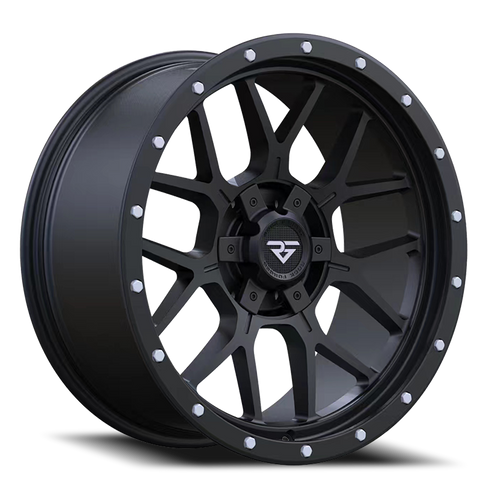 DOORBUSTER PRICING! - Rock Forged Ff15 Wheel 20x10 5x127 & 5x139.7 Matte Black -19mm | FF15-201052739-19MB