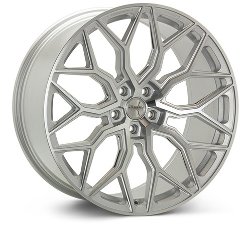Vossen Hf2 Wheels Rims 22x9 Blank Custom Drilled Silver Polished 20mm | HF2-22X900+20-F-SIL